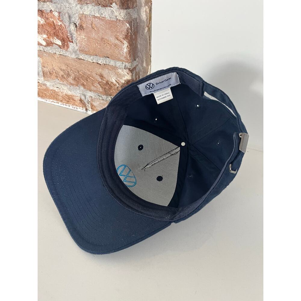 VW Volkswagen Logo Hat Blue‎ DriverGear - Picture 6 of 7